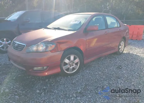 2008 Toyota Corolla S из США, поврежденный, VIN 2T1BR32E08C889926